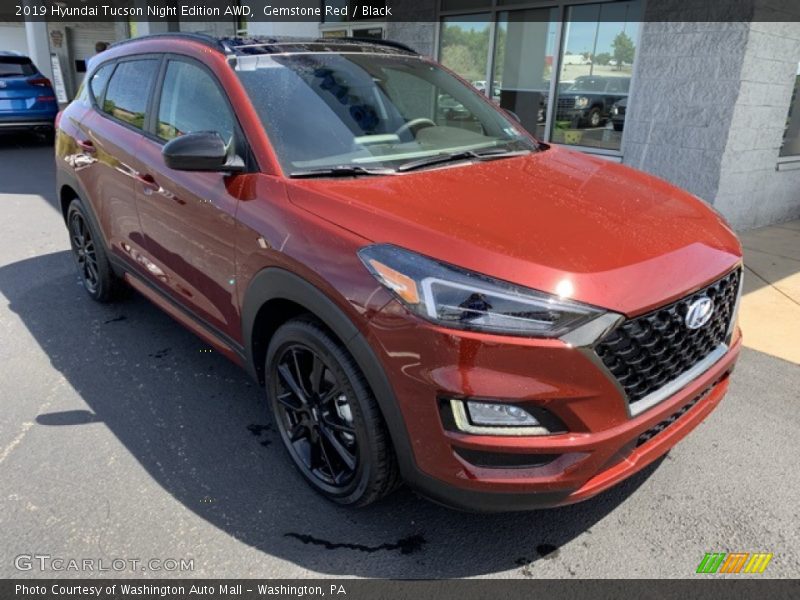 Gemstone Red / Black 2019 Hyundai Tucson Night Edition AWD