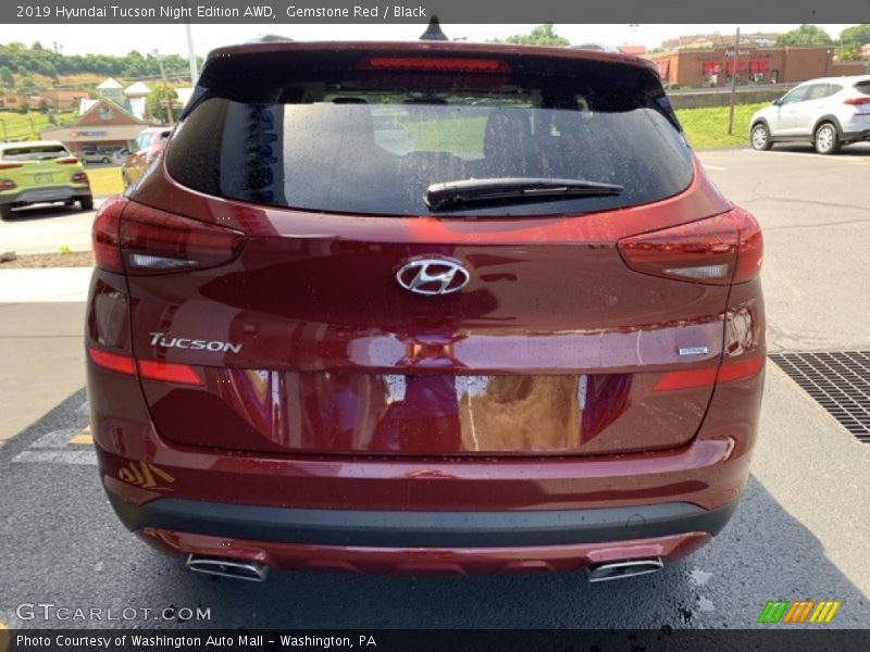 Gemstone Red / Black 2019 Hyundai Tucson Night Edition AWD