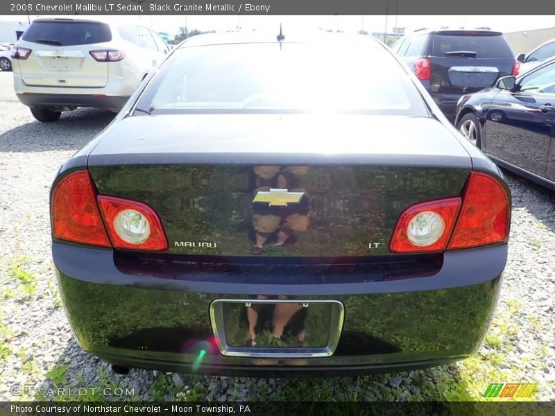 Black Granite Metallic / Ebony 2008 Chevrolet Malibu LT Sedan