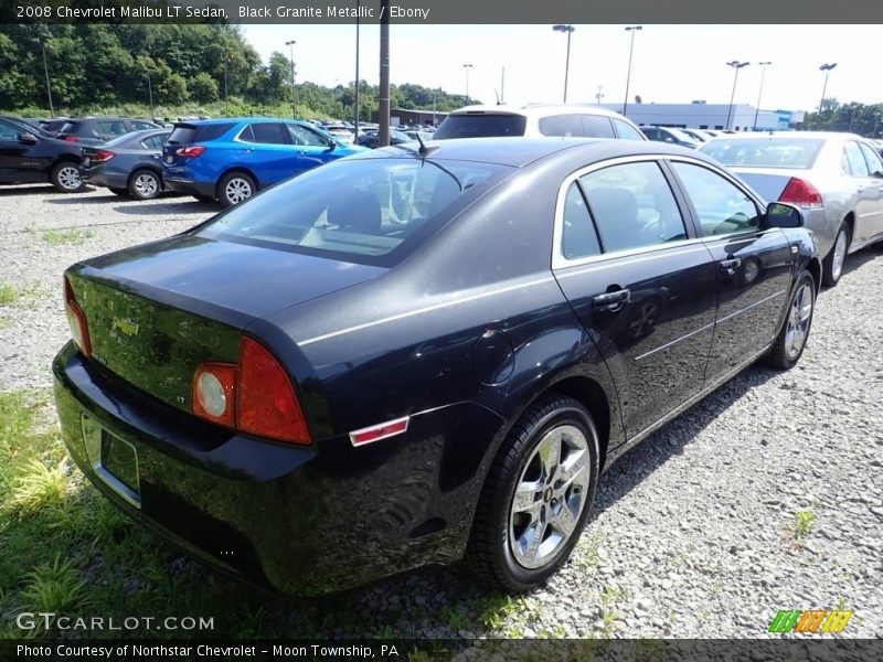 Black Granite Metallic / Ebony 2008 Chevrolet Malibu LT Sedan