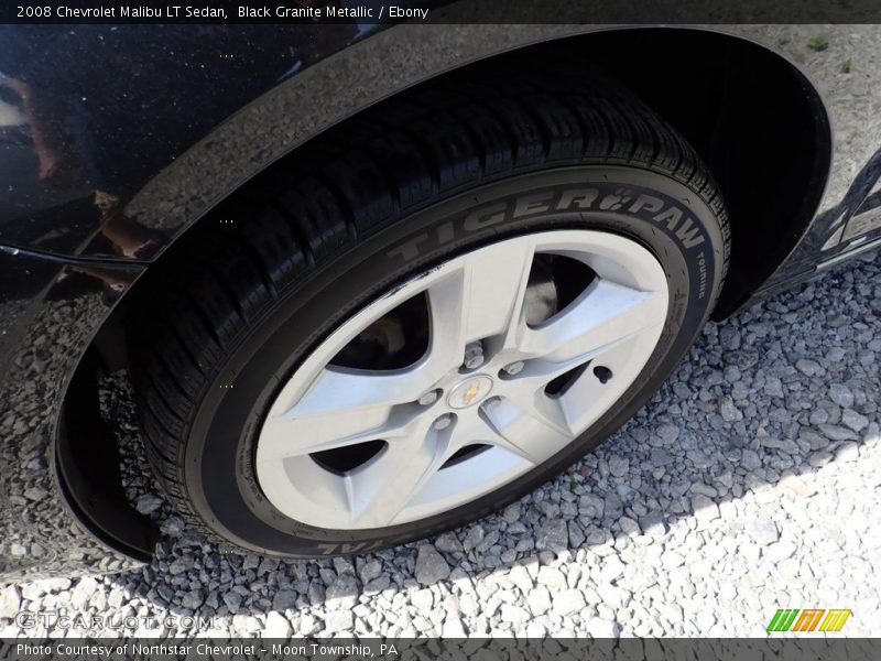 Black Granite Metallic / Ebony 2008 Chevrolet Malibu LT Sedan