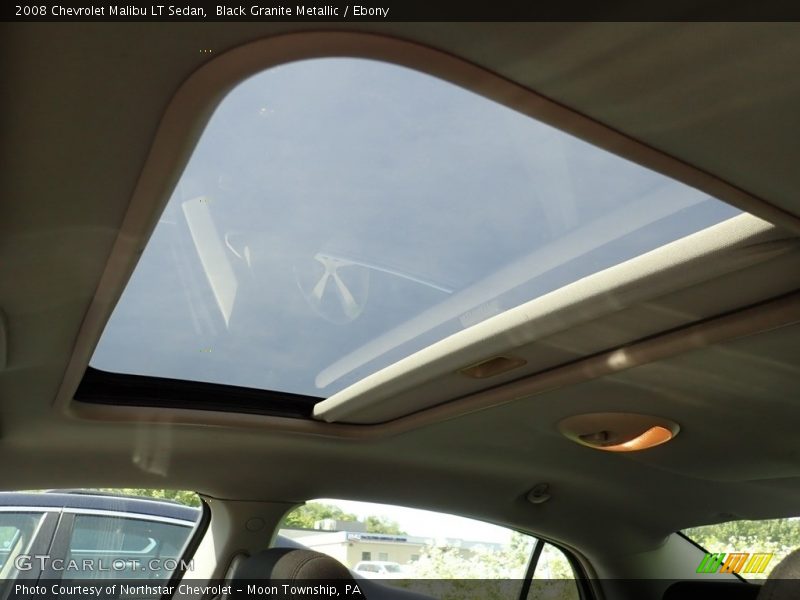 Black Granite Metallic / Ebony 2008 Chevrolet Malibu LT Sedan