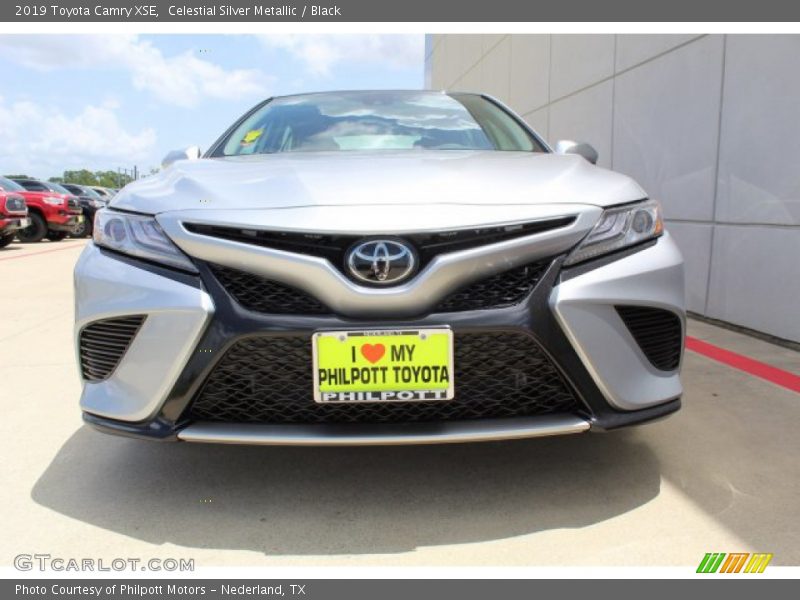 Celestial Silver Metallic / Black 2019 Toyota Camry XSE