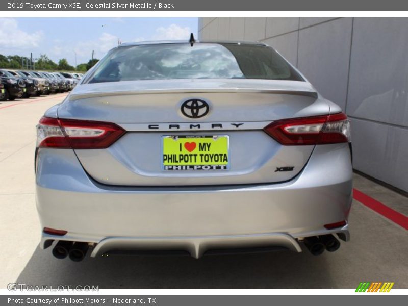 Celestial Silver Metallic / Black 2019 Toyota Camry XSE