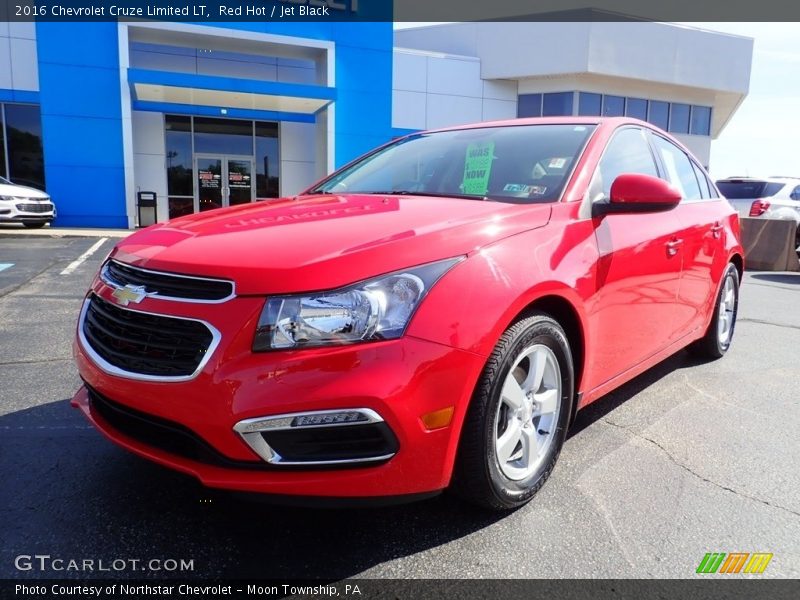 Red Hot / Jet Black 2016 Chevrolet Cruze Limited LT