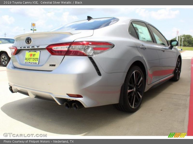 Celestial Silver Metallic / Black 2019 Toyota Camry XSE