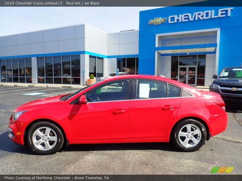 Red Hot / Jet Black 2016 Chevrolet Cruze Limited LT