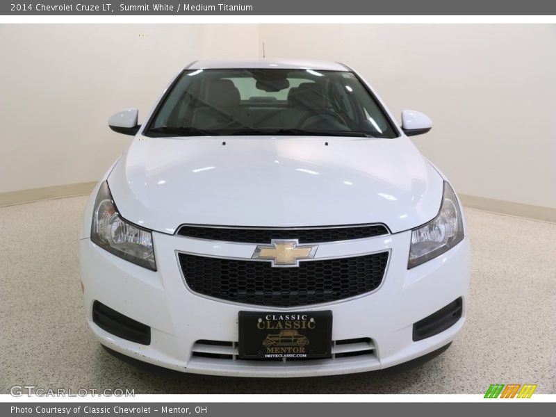 Summit White / Medium Titanium 2014 Chevrolet Cruze LT