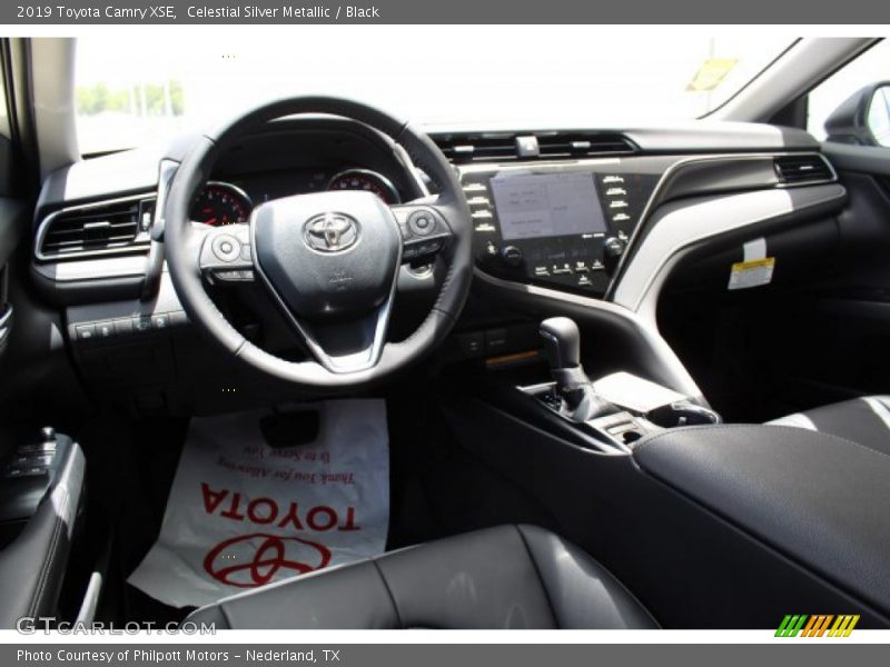 Celestial Silver Metallic / Black 2019 Toyota Camry XSE