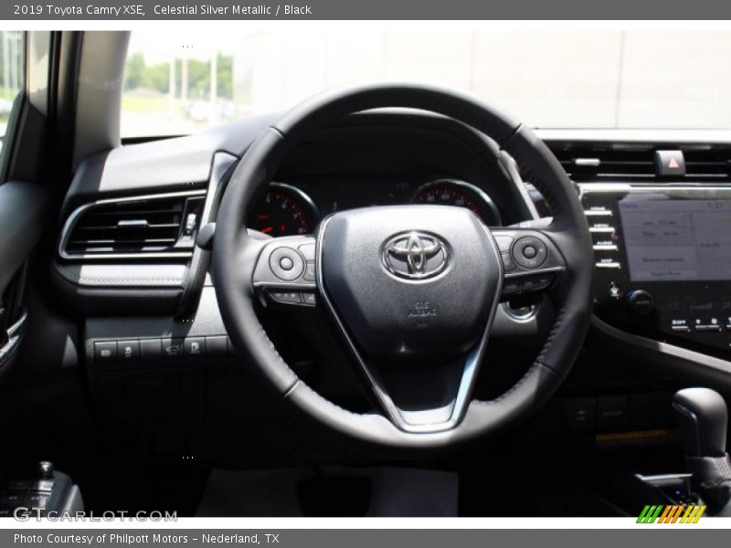 Celestial Silver Metallic / Black 2019 Toyota Camry XSE