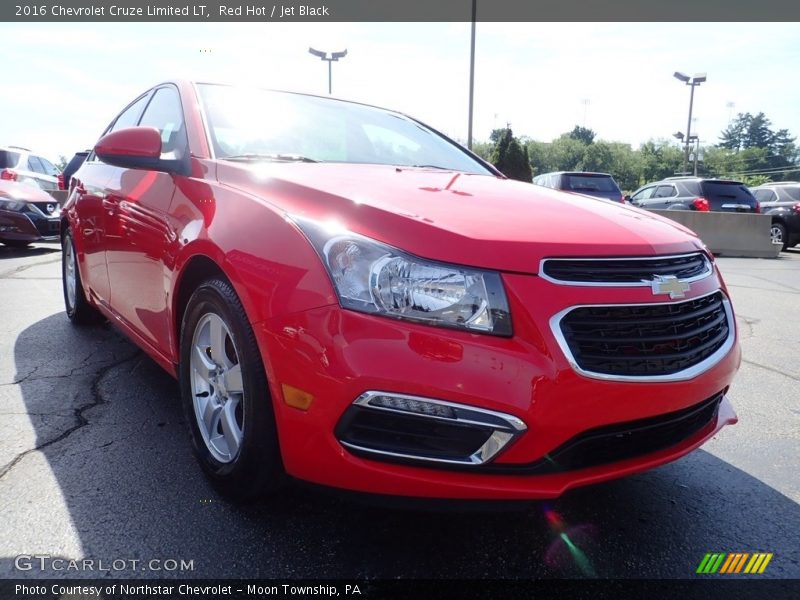 Red Hot / Jet Black 2016 Chevrolet Cruze Limited LT