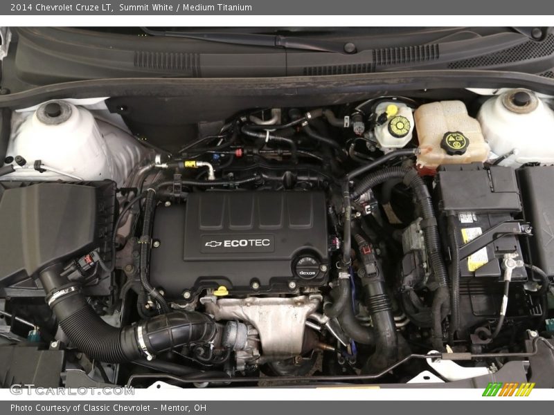 Summit White / Medium Titanium 2014 Chevrolet Cruze LT
