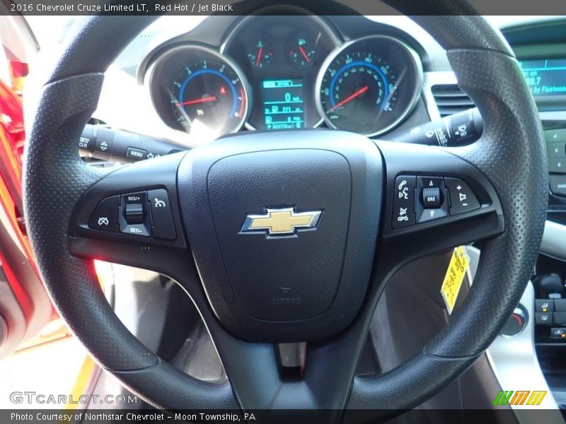 Red Hot / Jet Black 2016 Chevrolet Cruze Limited LT