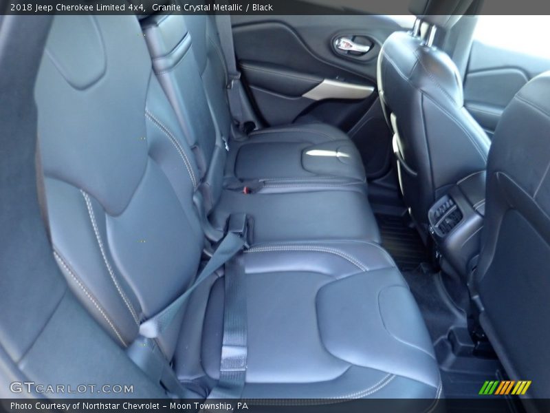 Granite Crystal Metallic / Black 2018 Jeep Cherokee Limited 4x4