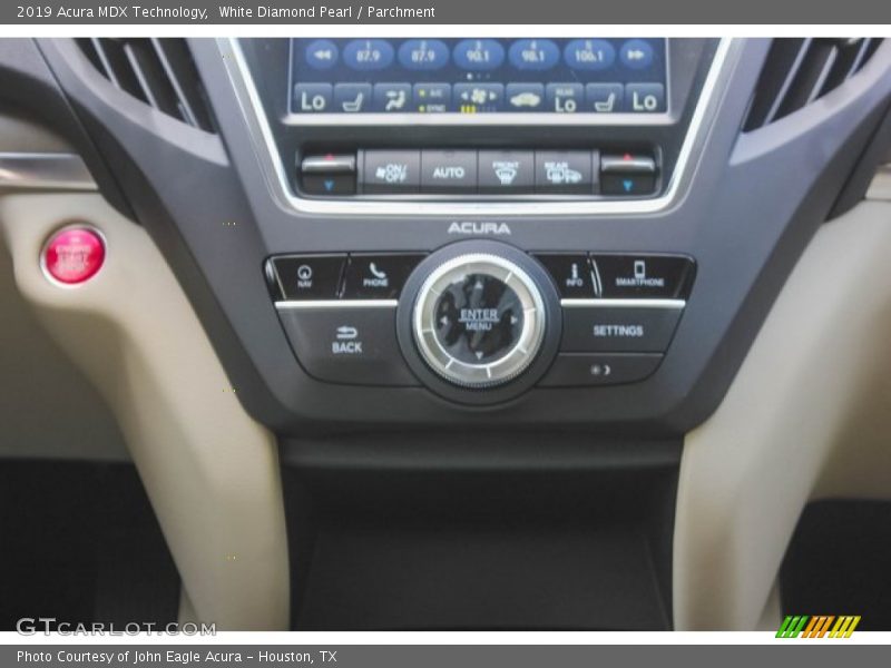 White Diamond Pearl / Parchment 2019 Acura MDX Technology