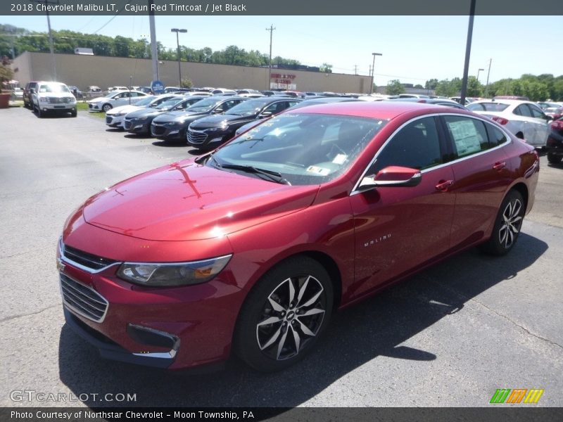 Cajun Red Tintcoat / Jet Black 2018 Chevrolet Malibu LT