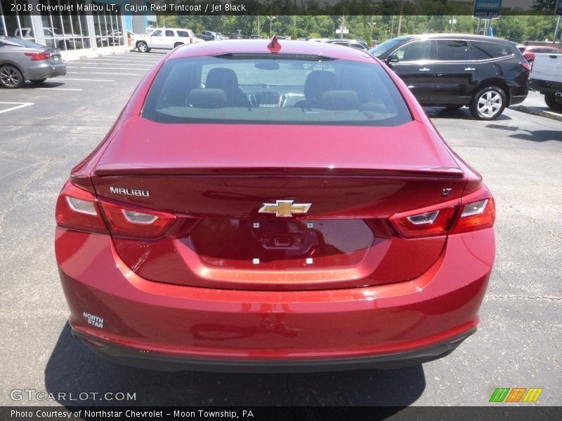 Cajun Red Tintcoat / Jet Black 2018 Chevrolet Malibu LT