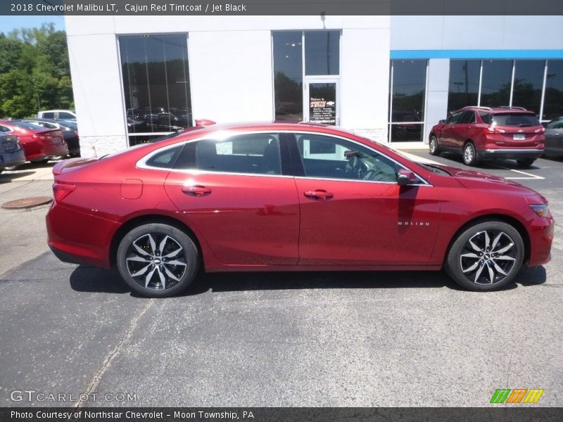 Cajun Red Tintcoat / Jet Black 2018 Chevrolet Malibu LT