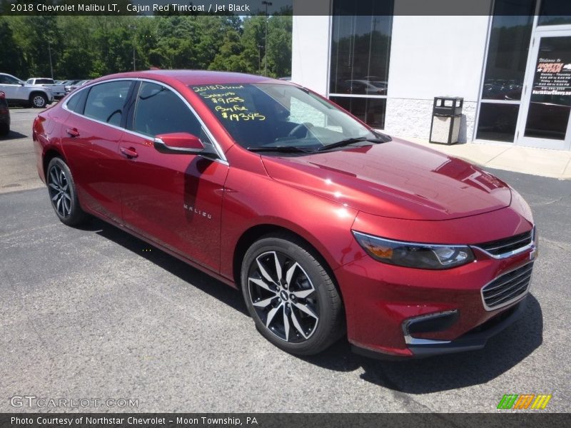 Cajun Red Tintcoat / Jet Black 2018 Chevrolet Malibu LT