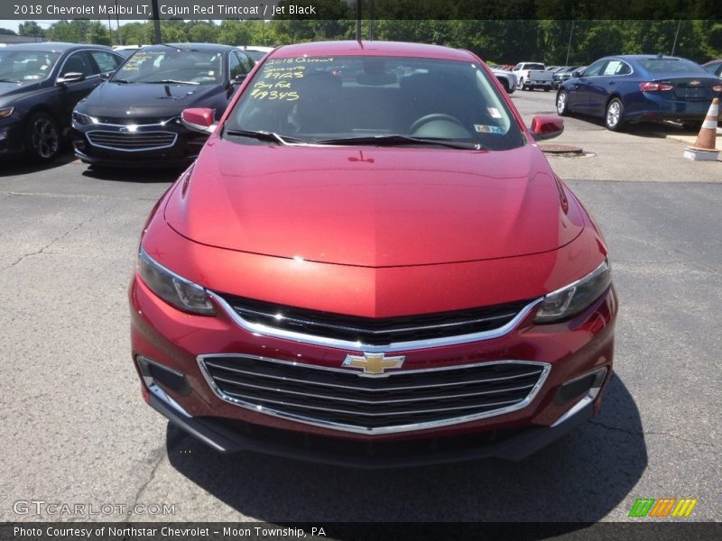 Cajun Red Tintcoat / Jet Black 2018 Chevrolet Malibu LT