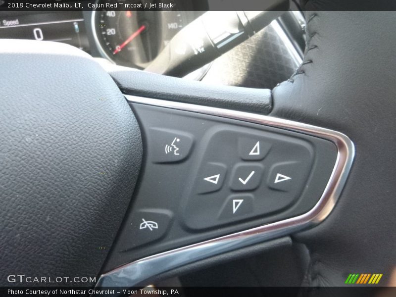 Cajun Red Tintcoat / Jet Black 2018 Chevrolet Malibu LT