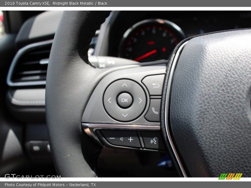 Midnight Black Metallic / Black 2019 Toyota Camry XSE
