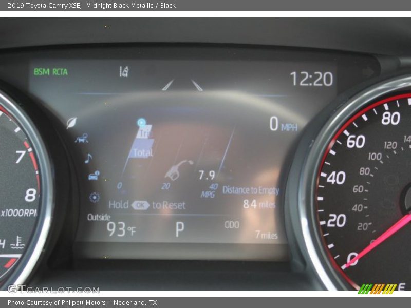 Midnight Black Metallic / Black 2019 Toyota Camry XSE