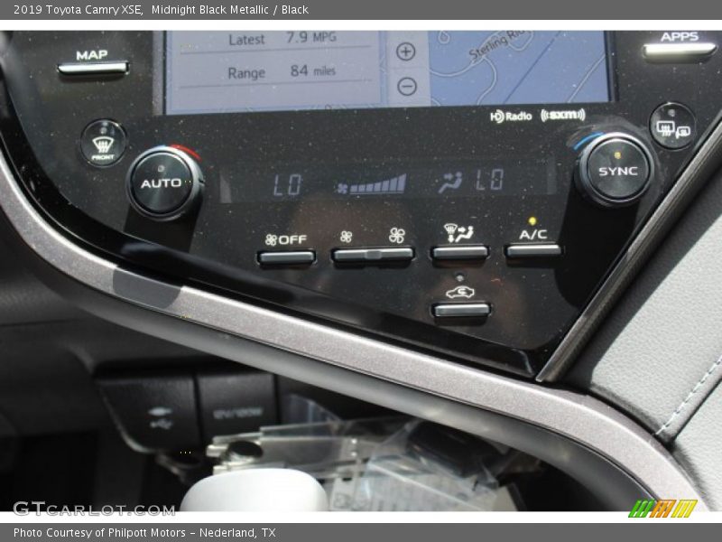 Midnight Black Metallic / Black 2019 Toyota Camry XSE