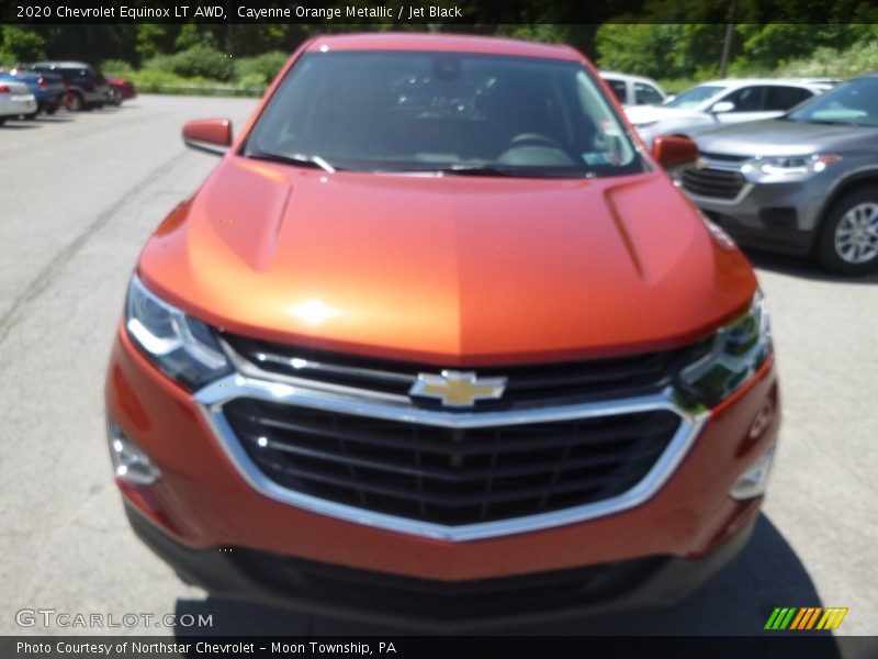Cayenne Orange Metallic / Jet Black 2020 Chevrolet Equinox LT AWD