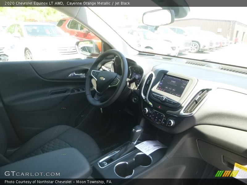 Cayenne Orange Metallic / Jet Black 2020 Chevrolet Equinox LT AWD