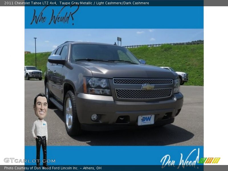 Taupe Gray Metallic / Light Cashmere/Dark Cashmere 2011 Chevrolet Tahoe LTZ 4x4