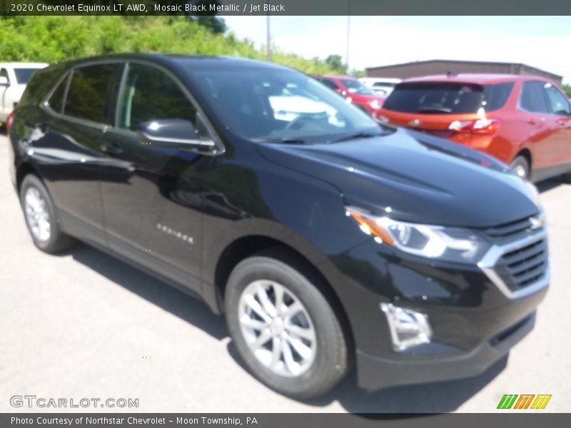 Mosaic Black Metallic / Jet Black 2020 Chevrolet Equinox LT AWD