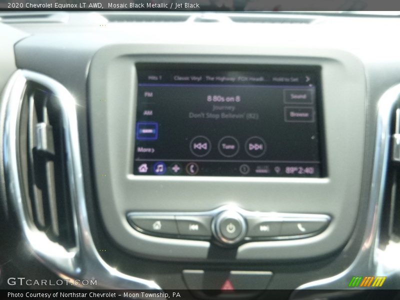 Mosaic Black Metallic / Jet Black 2020 Chevrolet Equinox LT AWD