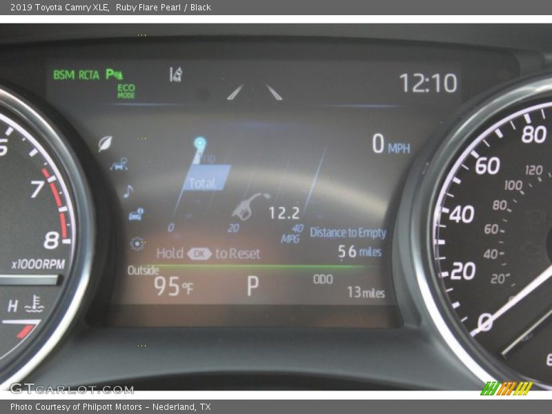 Ruby Flare Pearl / Black 2019 Toyota Camry XLE