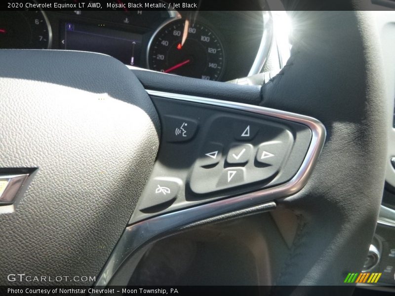 Mosaic Black Metallic / Jet Black 2020 Chevrolet Equinox LT AWD