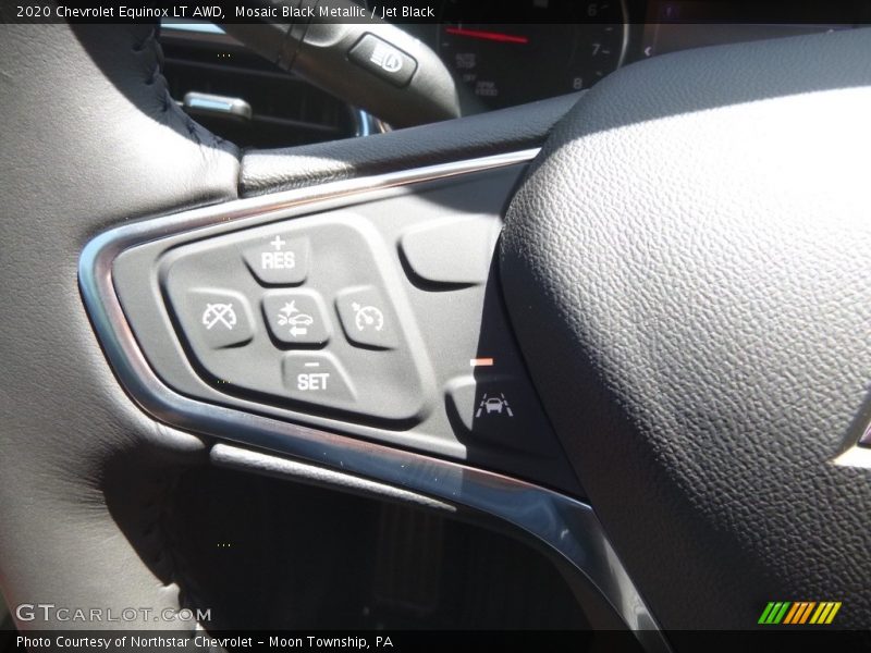Mosaic Black Metallic / Jet Black 2020 Chevrolet Equinox LT AWD