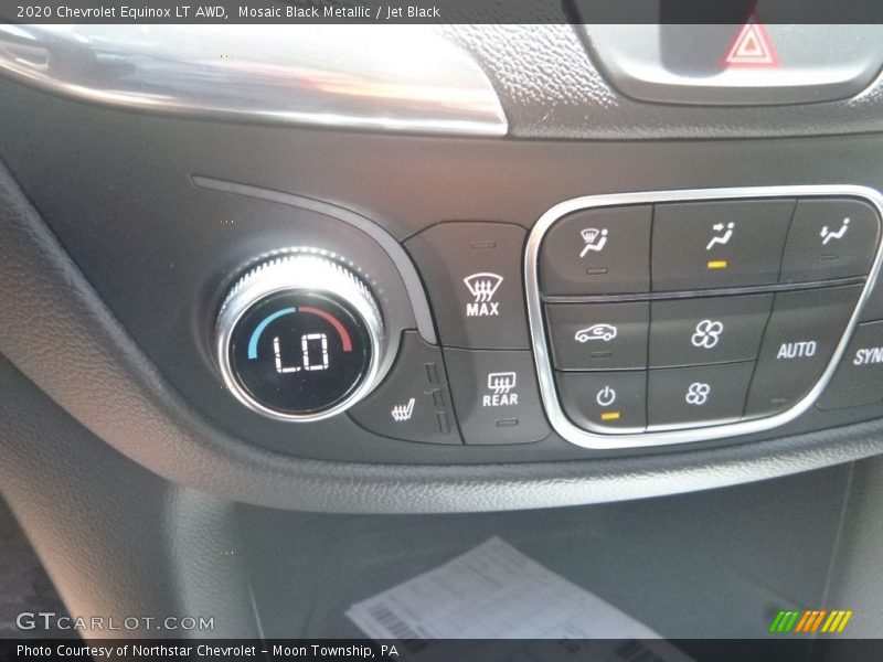 Mosaic Black Metallic / Jet Black 2020 Chevrolet Equinox LT AWD