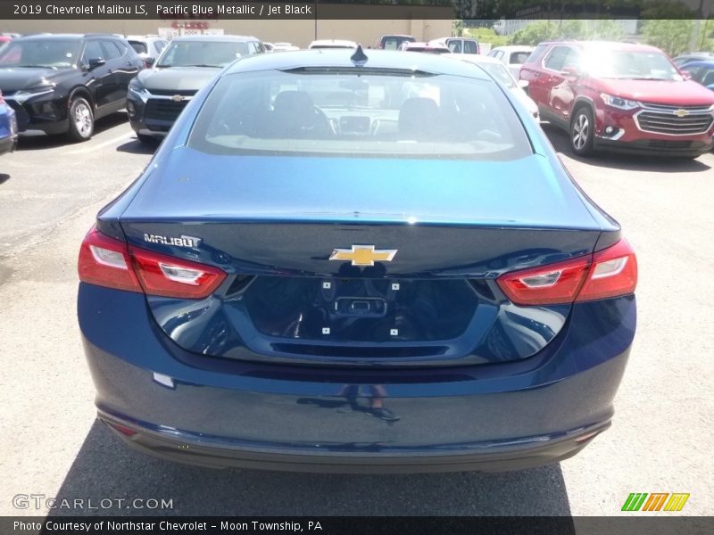 Pacific Blue Metallic / Jet Black 2019 Chevrolet Malibu LS