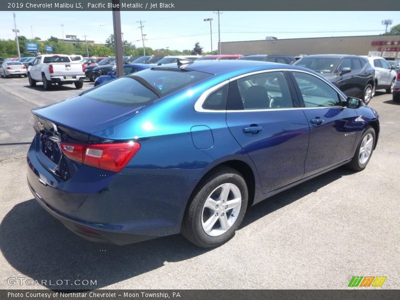 Pacific Blue Metallic / Jet Black 2019 Chevrolet Malibu LS