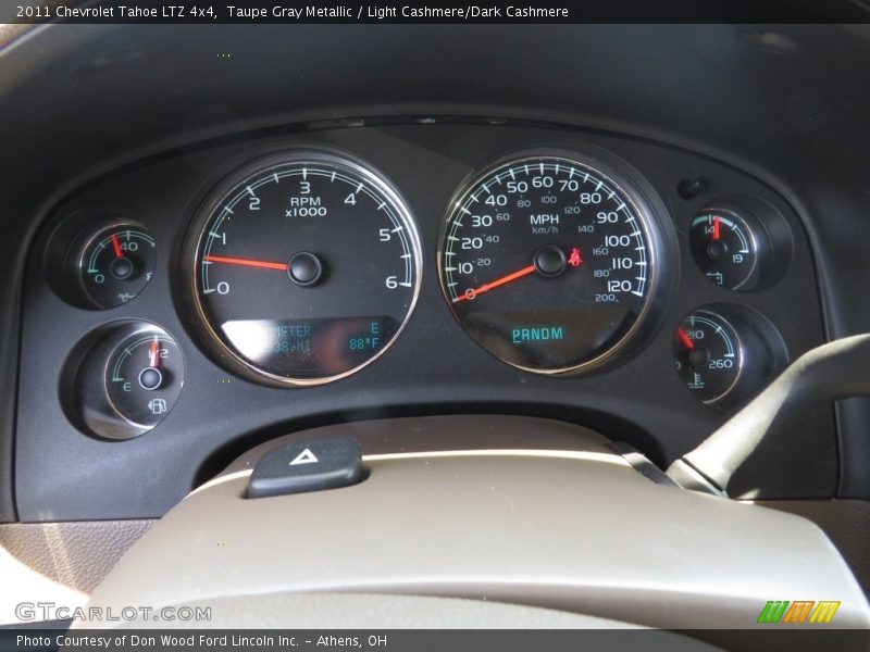 Taupe Gray Metallic / Light Cashmere/Dark Cashmere 2011 Chevrolet Tahoe LTZ 4x4