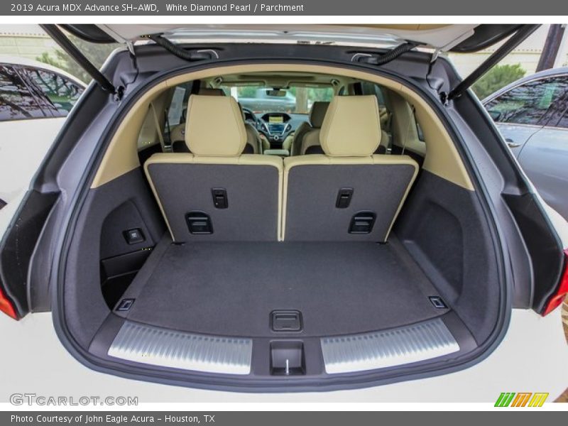 White Diamond Pearl / Parchment 2019 Acura MDX Advance SH-AWD