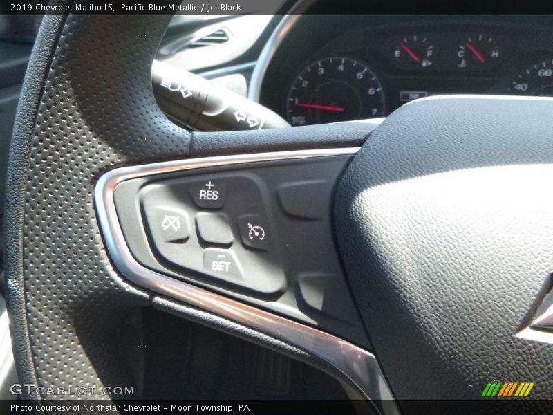 Pacific Blue Metallic / Jet Black 2019 Chevrolet Malibu LS