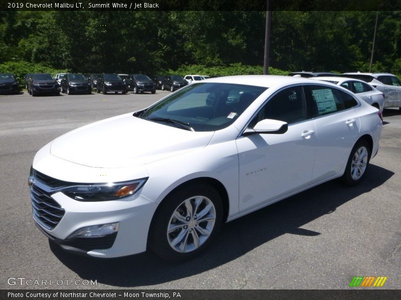 Summit White / Jet Black 2019 Chevrolet Malibu LT