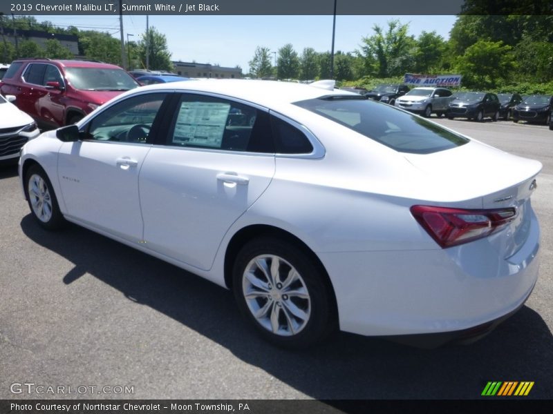 Summit White / Jet Black 2019 Chevrolet Malibu LT