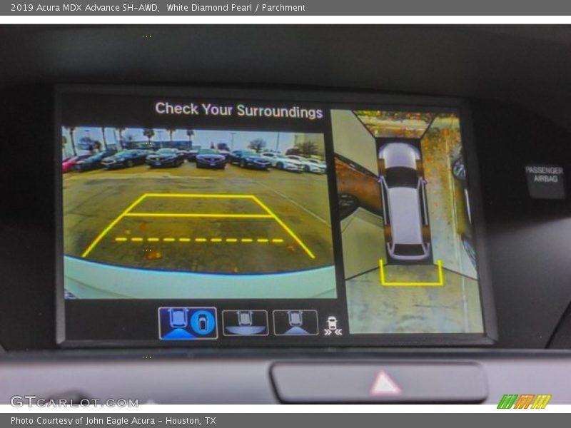 White Diamond Pearl / Parchment 2019 Acura MDX Advance SH-AWD