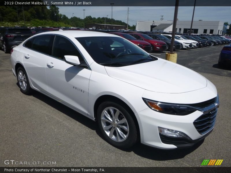 Summit White / Jet Black 2019 Chevrolet Malibu LT