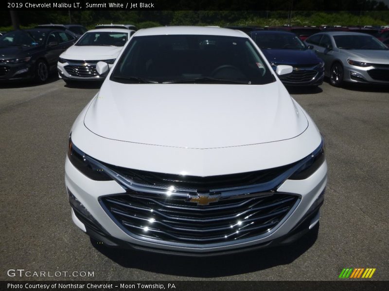 Summit White / Jet Black 2019 Chevrolet Malibu LT