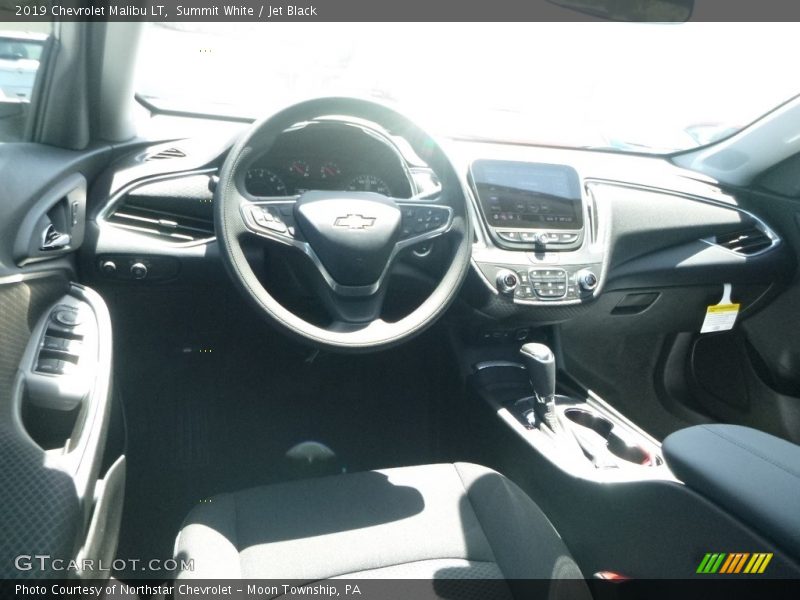 Summit White / Jet Black 2019 Chevrolet Malibu LT