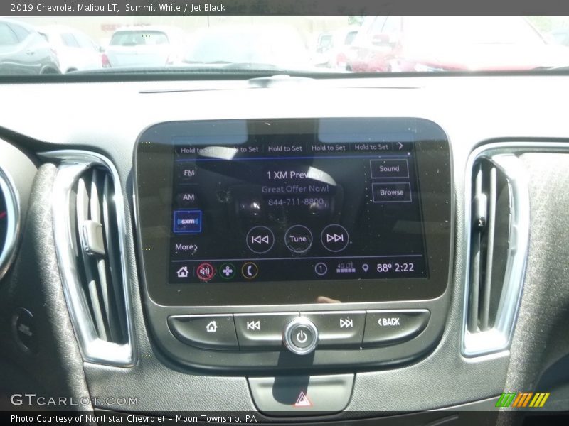 Summit White / Jet Black 2019 Chevrolet Malibu LT