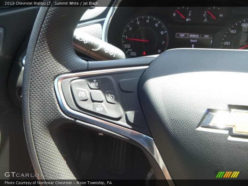 Summit White / Jet Black 2019 Chevrolet Malibu LT